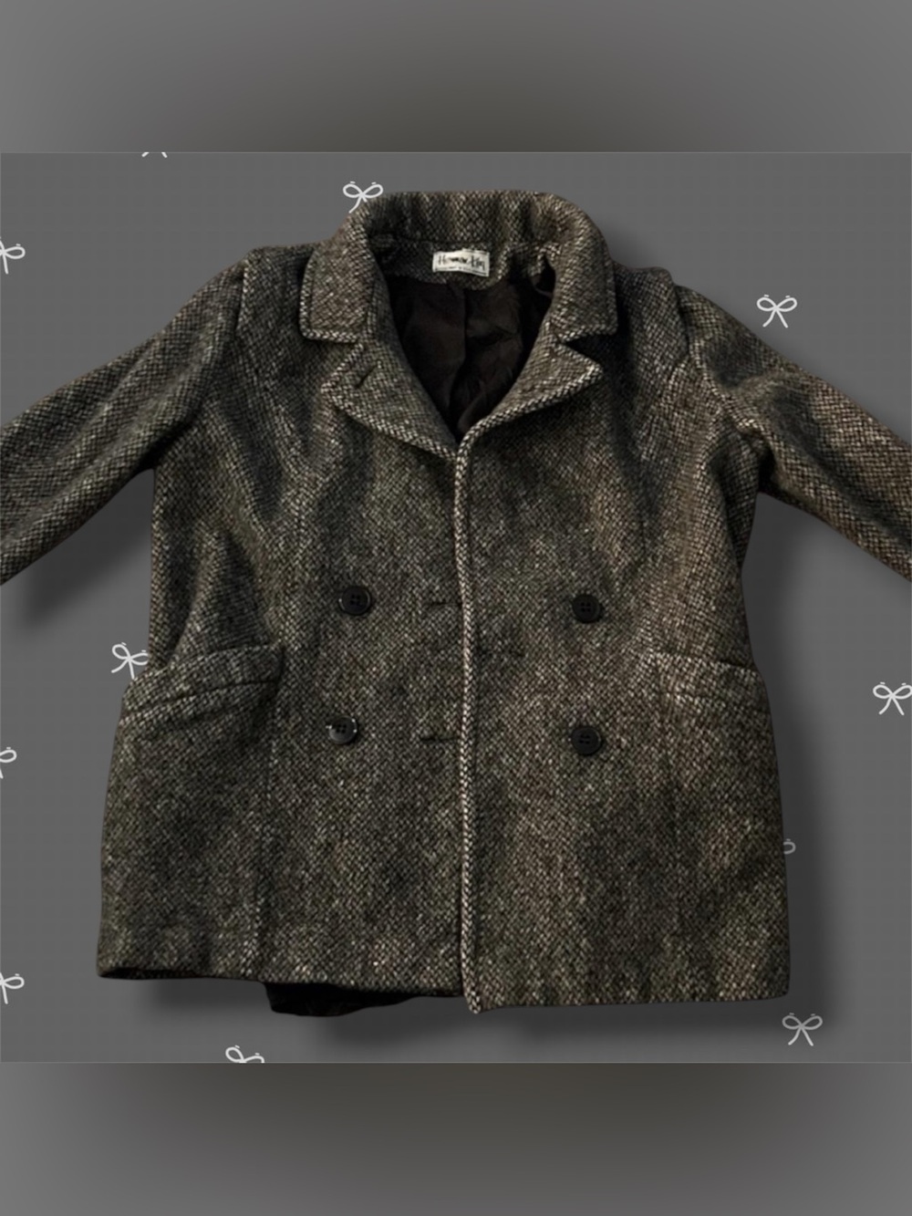 Unisex Vintage Wool Coat